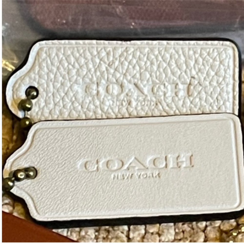 NEW CHALK PEBBLE COACH HANG TAG $25 EACH